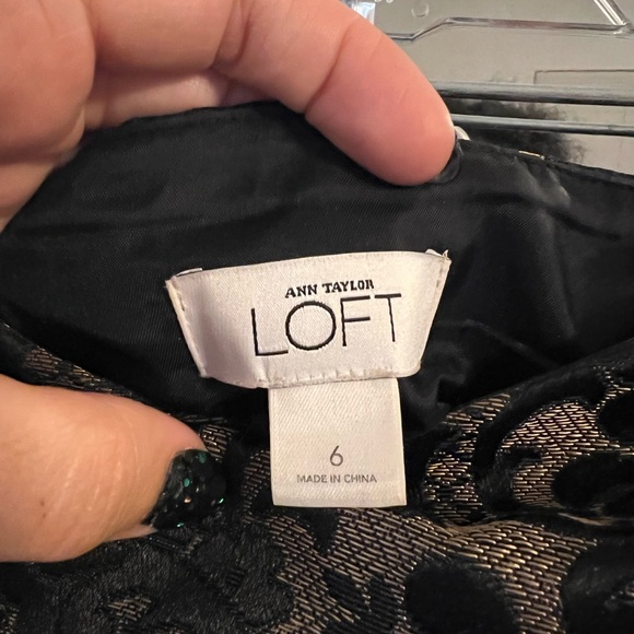 Vintage Ann Taylor Loft Brocade Dress & Jacket Set - Picture 6 of 11